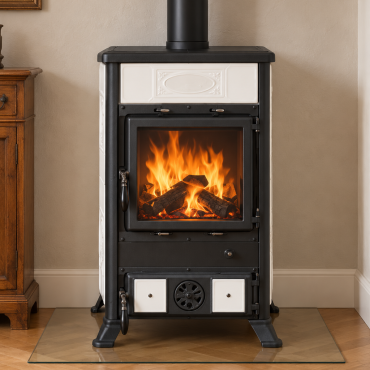 La Nordica ROSSELLA R1 5.0 CERAMICA fatüzelésű kályha (9 kW)